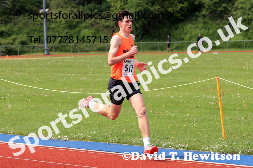 800 metres, 2026 North Eastern Track and Field Champs, Shildon, County Durham. Photo: David T. Hewitson/Sports for All Pics